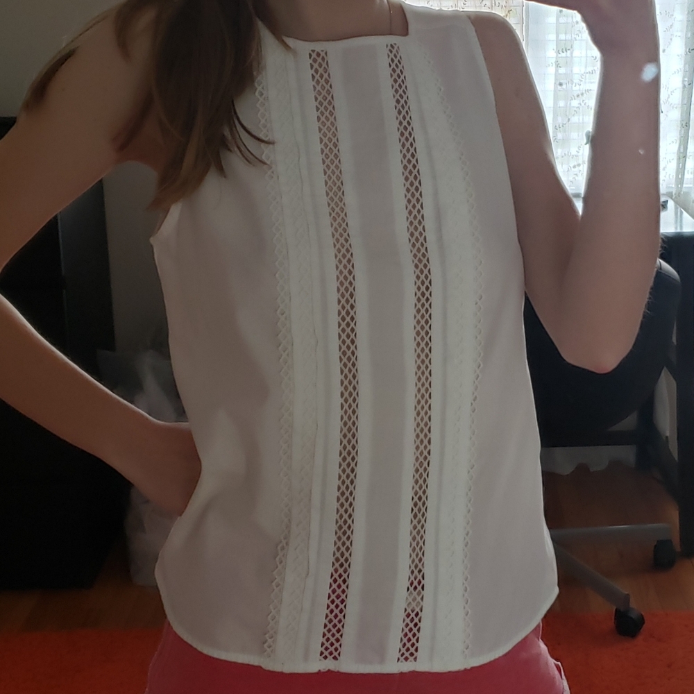 Banana Republic white top